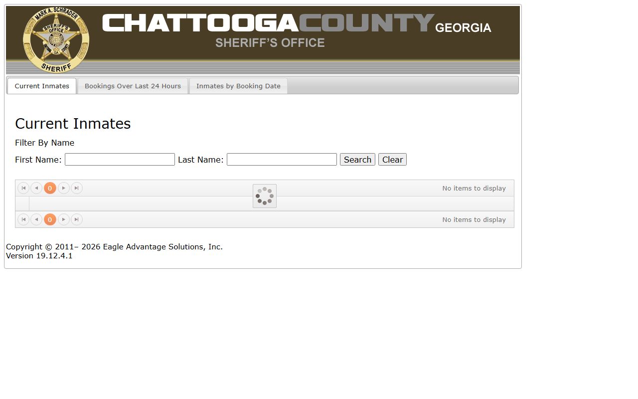 Chattooga County arrest records inmate portal