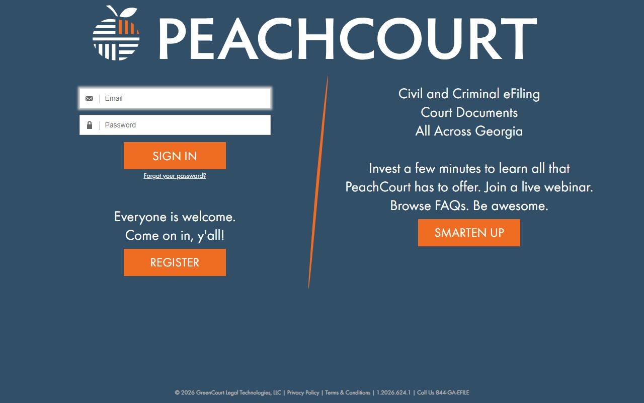 Chattooga County court records PeachCourt access