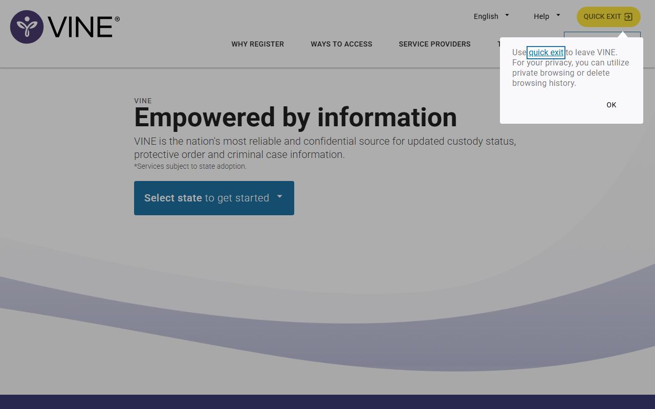 Chattooga County inmate search VINELink notification